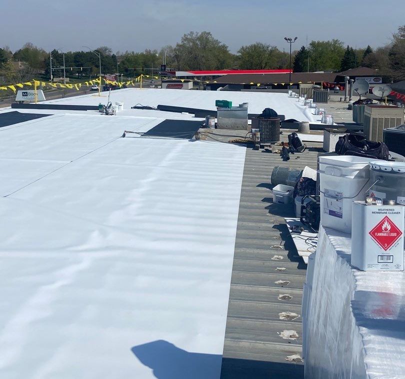 Project Spotlight: TPO Roof Installation Protection