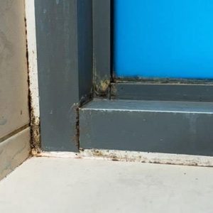 Tile cracking around window